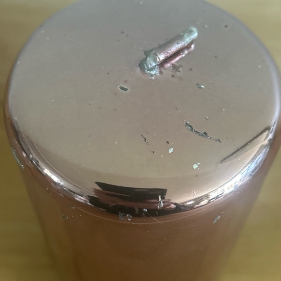 Fem shiny ombré pink candle - Picture 5 of 14
